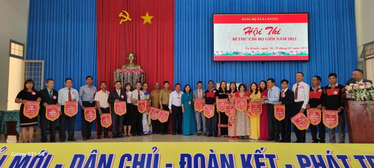 Đảng Bộ Xã Ea Knuếc Tổ Chức Hội Thi Bí Thư Chi Bộ Giỏi Năm 2023.